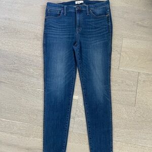 Madewell Dark Blue Skinny Jeans
